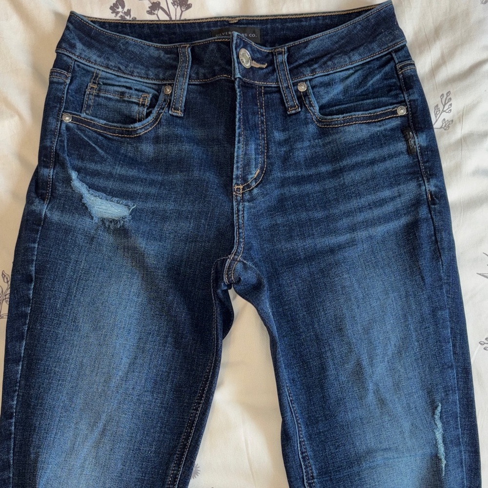 Silver Jeans Dark Blue Women's Skinny Jeans